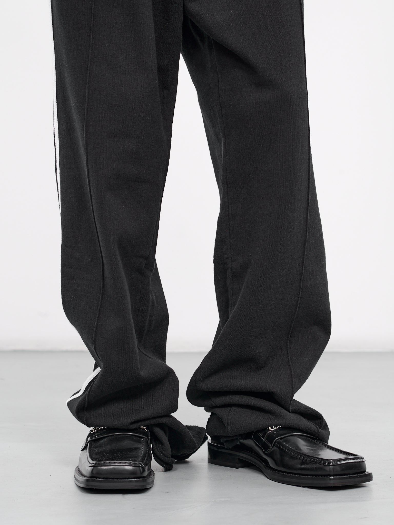 Versace Black Wide-Leg Track Pants for Men Online India at Darveys.com